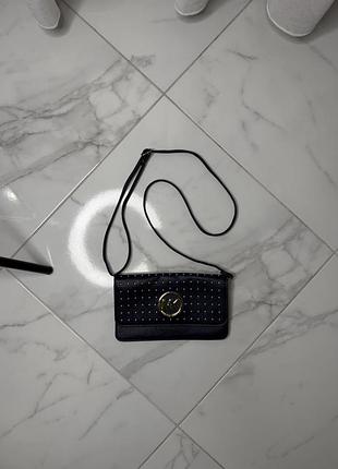 Стильна темно-синя сумка-клатч mark tomi crossbody