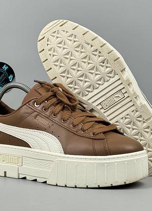 Puma mayze luxe кеды кеди кроссовки кросівки обувь взуття шкіра черевики демисезон ботинки кожа классика платформа шкіряні пума черевики ботинки