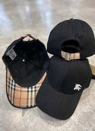 Кепка burberry черная / бежевая / белая