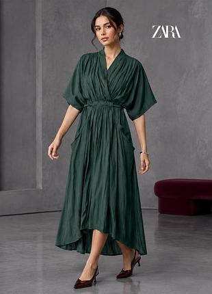 Нова смарагдова міді сукня zara m