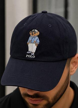 Кепка polo ralph lauren черная разные мешки