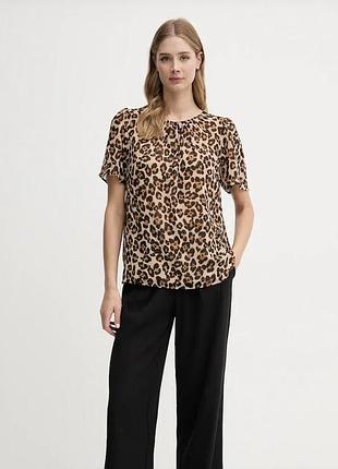 Женская блуза леопардовый принт primark uk14 eur 42