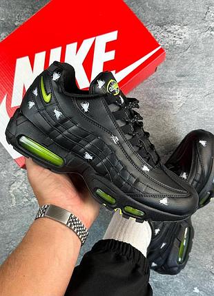 🔥 ексклюзив! nike air max 95 premium "houseflies" (black/neon yellow) 🔥