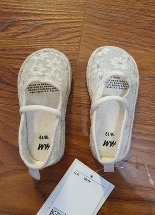 Взуття  h&m на дівчинку