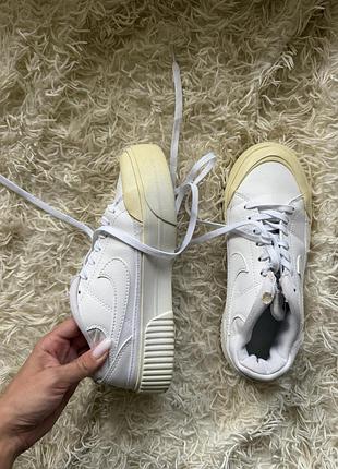 Кросівки кеди білі nike 36р