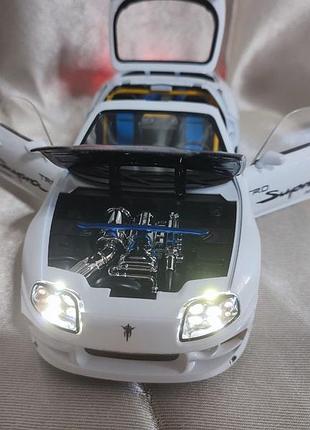 Колекційна металева модель toyota supra з «форсажу» у масштабі 1:24