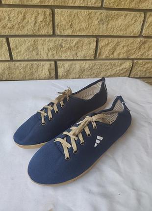 Эспадрильи,кеды, мокасины, слипоны женские espadrille, турция 40, темно-синий