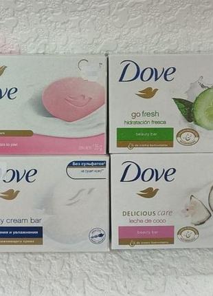 Крем-мыло dove 135гр, в наличии видимые