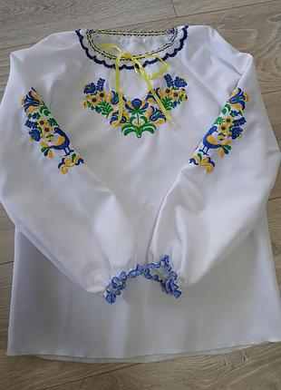 Вишита сорочка для дівчинки