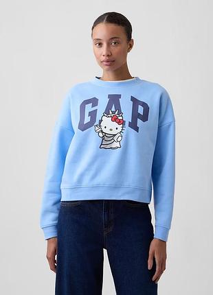 Світшот oversized на флісі gap