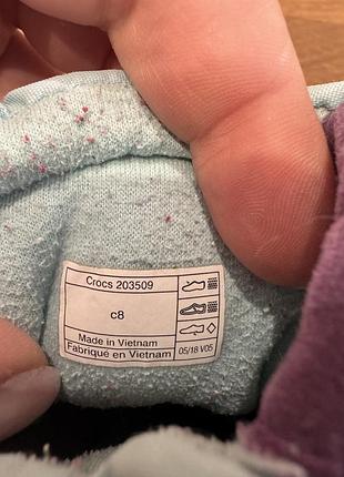 Дитячі черевики crocs 5