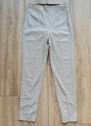 Женские брюки из эко кожи фирмы zara