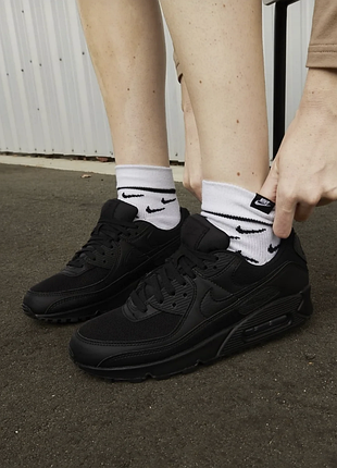 Кросівки шкіряні nike air max 90 leather, оригінал, р-р 38-38,5, уст 25 см