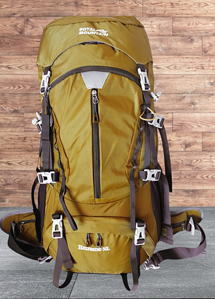Рюкзак туристический каркасный extreme 50l royal mountain 1202 с дождевиком