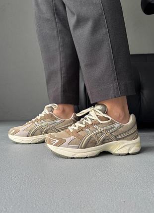 😍 женские кроссовки asics gel-1130 brown/beige