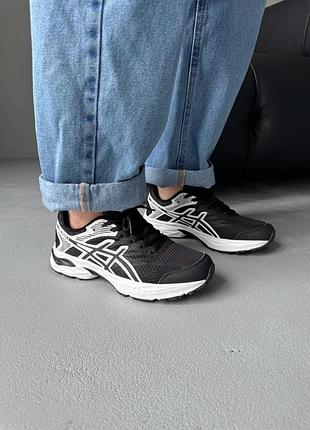 😍 женские кроссовки asics gel-flux black/white