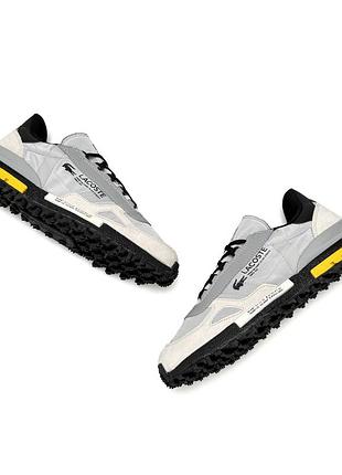 Lacoste elite active pale grey black