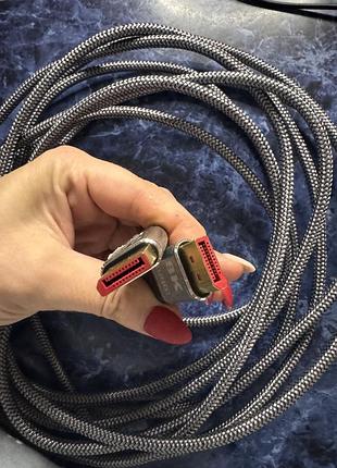 Hdmi 2.1 з підтримкою роздільної здатності 8k в нейлоновому обплетенні.