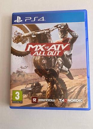 Mx vs. atv all out, б/у, русские субтитры - диск для playstation 4
