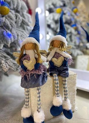 Игрушка кукла ангел новогодняя под елку 65 см