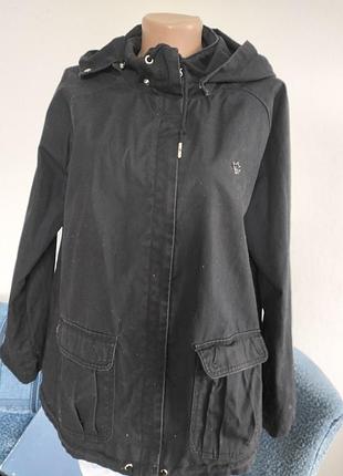 Брендовая короткая куртка из канваса,капюшон на молнии, adidas