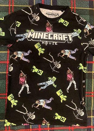 Футболка minecraft (майнкрафт) minecraft movie детская 152