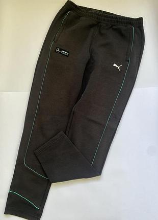 Черные джоггеры puma mercedes amg petronas motorsport (оригинал)мужские спортивные брюки puma mercedes-amg f1 sweat pants