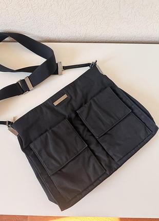 Сумка gucci double front pockets shoulder tote bag fabric # 001-3283-001998