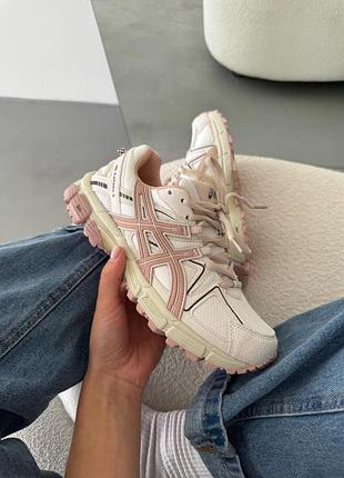😍 женские кроссовки asics gel-kahana 8 white/pink