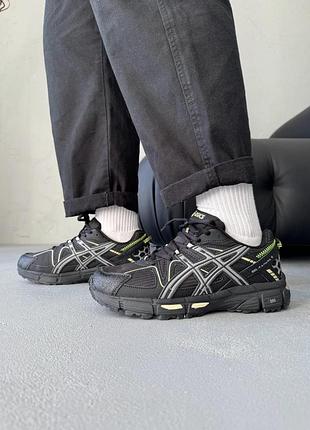 Чоловічі кросівки asics gel-kahana 8 black/green gore-tex