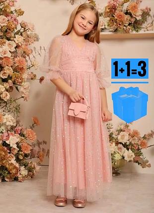 🥰 сукня з сіткою з блискітками shein 11-12 років