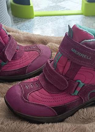 Зимние термо ботинки сапоги ботинки сапоги розовые 32 merrell