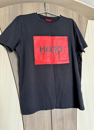 Футболка hugo boss чорна футболка hugo boss оригінал унісекс футболка boss s/m