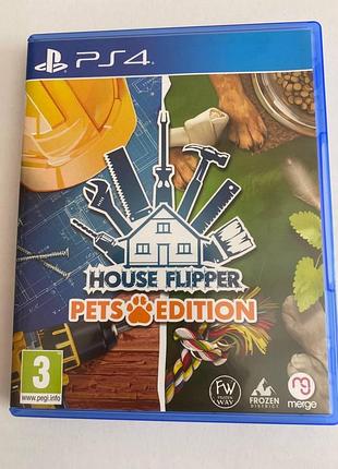 House flipper pets edition, б/у, русские субтитры - диск для playstation 4