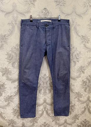 Чоловічі штани scarti lab selvedge брюки-чинос scarti lab indigo chambray