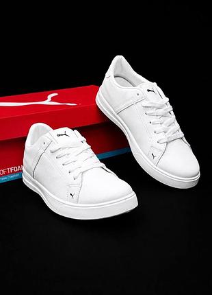 Чоловічі кросівки puma білі кеди мужские кроссовки пума 40-45 класический стиль 2026 повсякденні кеди на кожен день