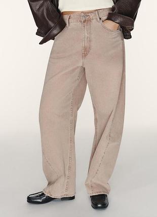 Джинси trf baggy balloon zara