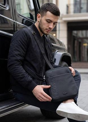 Мужская сумка lacoste, мужская сумка через плечо лакоста, месенжер сумка через плечо,барсетка lacosta, мужская