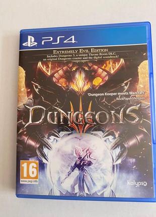 Dungeons iii extremely evil edition, б/у, русская версия - диск для playstation 4