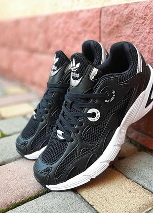 Кроссовки adidas astir черные на белой распродаж sale