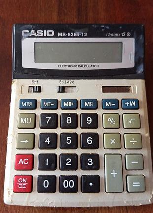 Калькулятор фірми casio,працював все ок було,років 20 ніхто не користувався зараз перевіряв,але не вмикається!