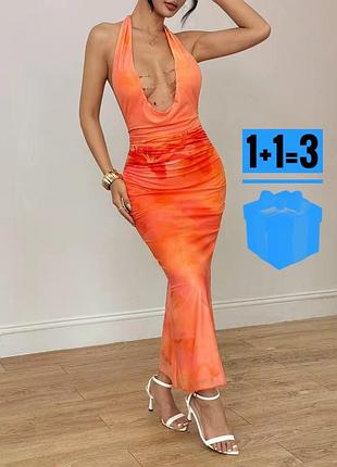Обтисла довга сукня shein s