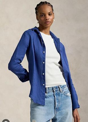 Джинсова сорочка massimo dutti