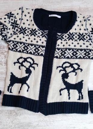 Милый свитерок с оленями only4 фото