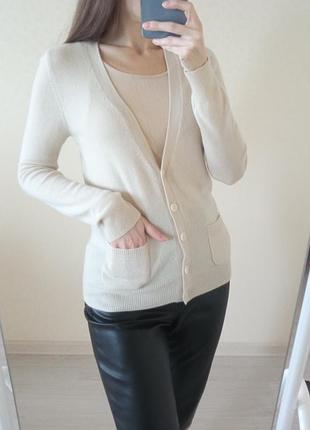 Кашемировый кардиган massimo dutti