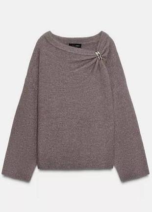 Тепля пухнаста кофта светр zara