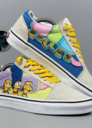 The simpsons x vans old skool кеди кросівки кеды кроссовки обувь взуття черевики для міста класичні повсякденне універсальні ванс олд скул сімпсони