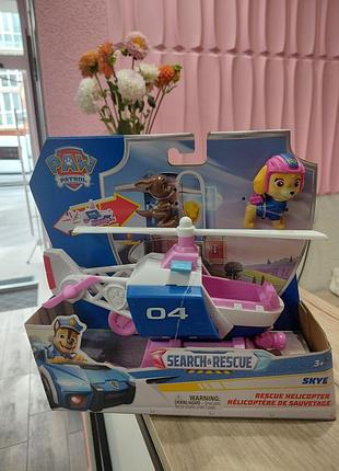 Игровой набор «поиск и спасение: вертолет скай» (paw patrol search &amp; rescue helicopter skye)