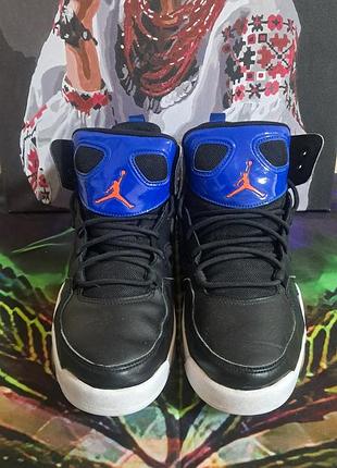Чоловічі кросівки jordan flight club 91 black royal orange dc7329-008 men’s size 9.5/43