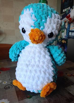 🐧 игрушка пингвин амигуруми вязаная, ручная работа